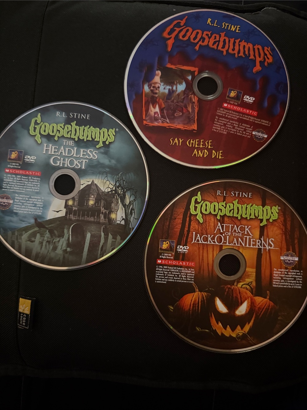 Goosebumps DVD Collection - R.L. Stine (Black, Orange, Red)